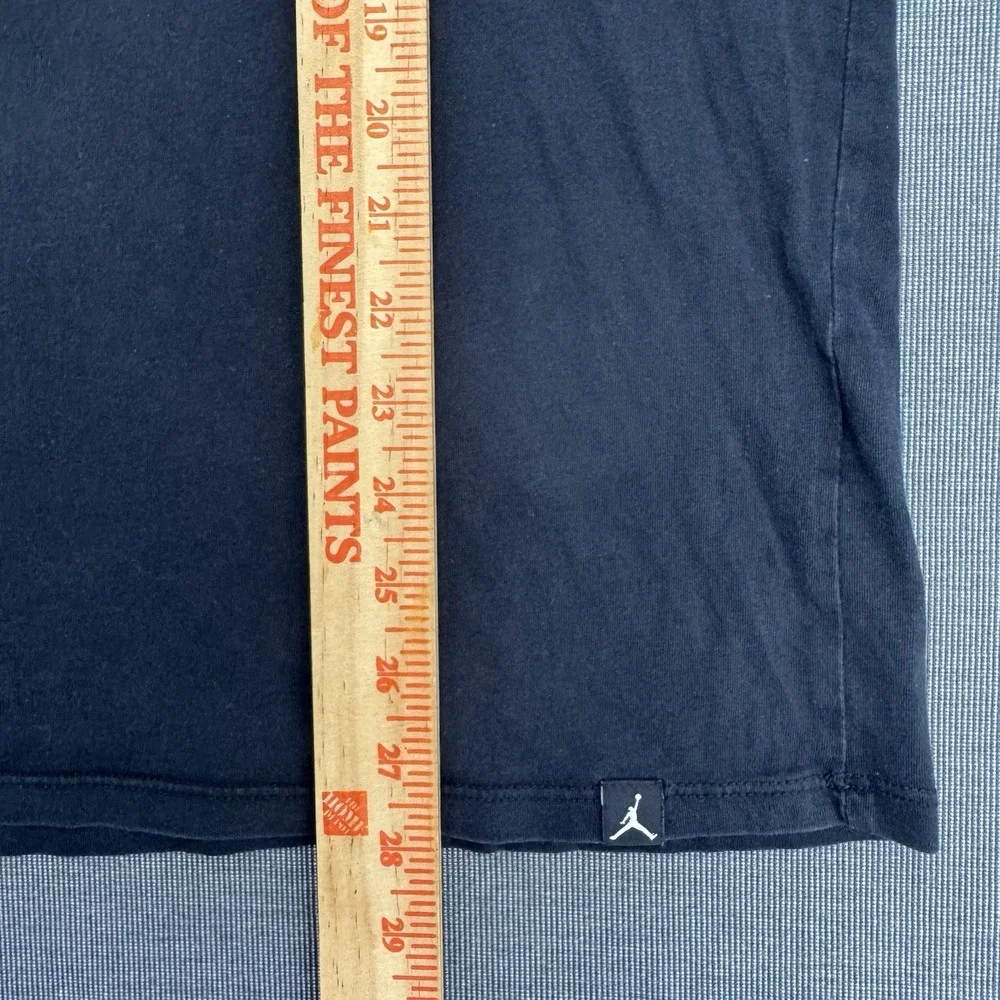 Air Jordan Jumpman‎ Logo Mens XL Black Long Sleeve T-shirt Screenprint Crewneck